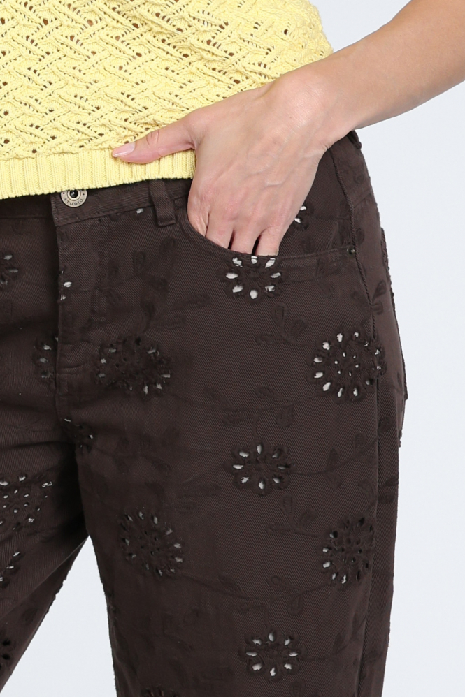 Rosner Masha straight Jeans Bruin