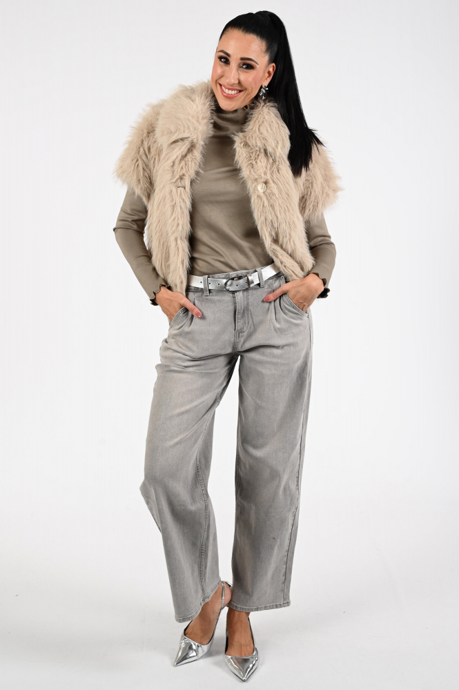 Aimée the label aki Jeans Bruin