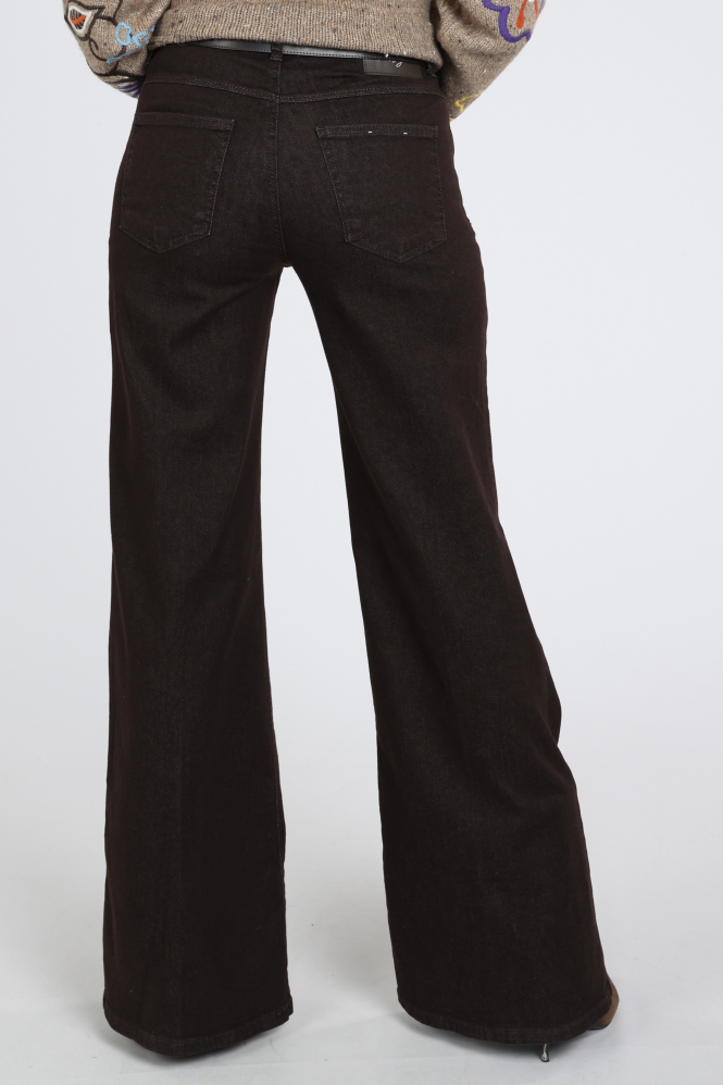 Mac Wide flare 0333-2 Jeans Bruin