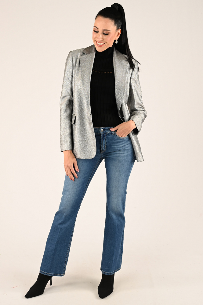 Cambio paris flared Jeans Blauw