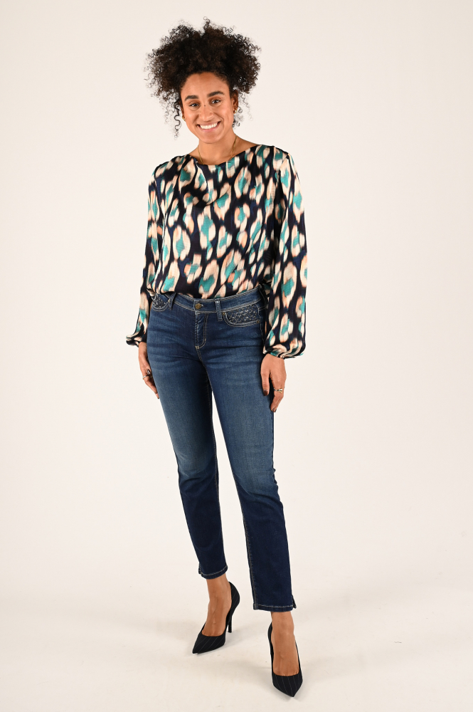 Cambio Piper 9182008329 Jeans Blauw