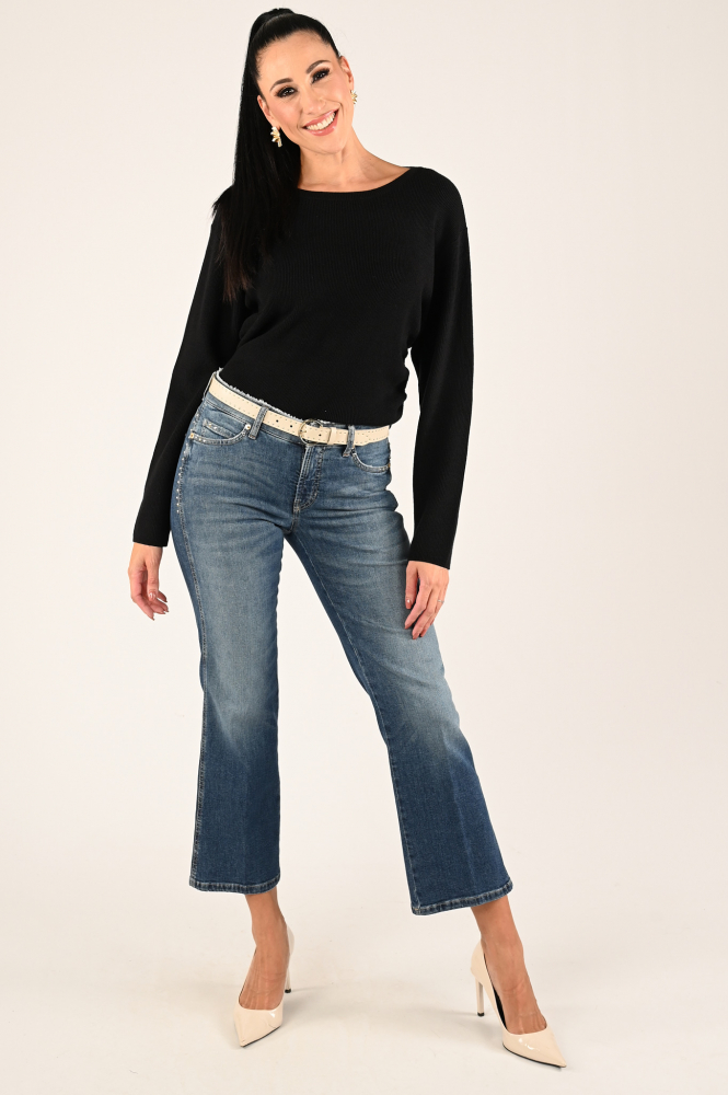 Cambio Francesca Jeans Blauw