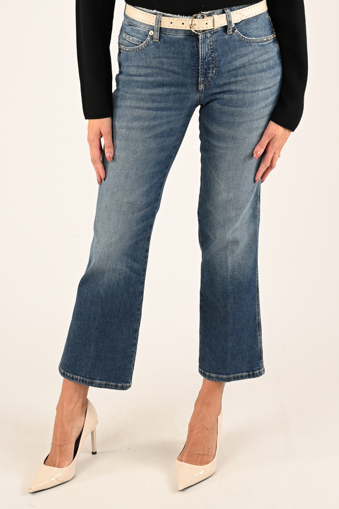 Cambio Francesca Jeans Blauw