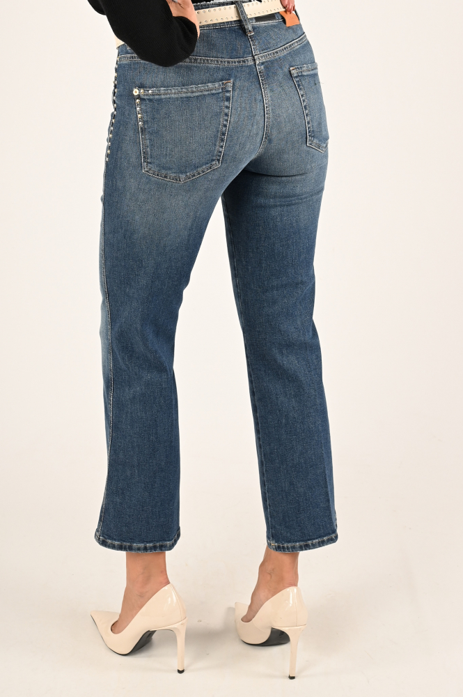 Cambio Francesca Jeans Blauw