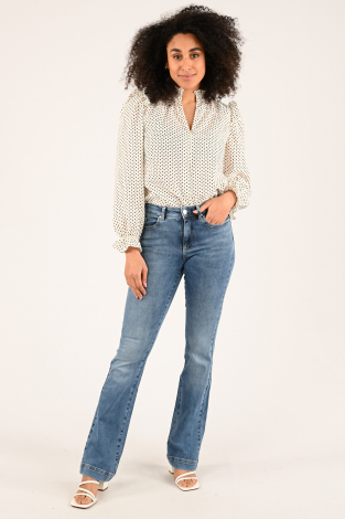 NickJean Kathy Flared Blauw
