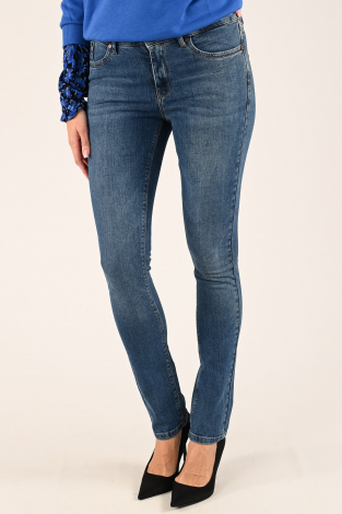 NickJean Lindsey slim Blauw