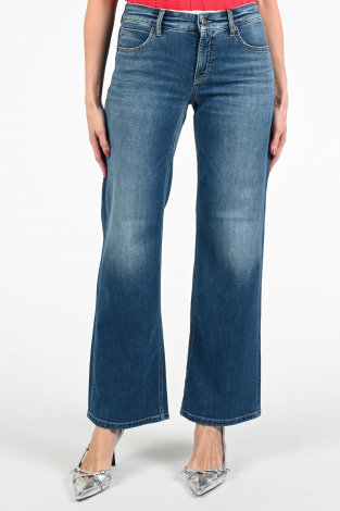 Cambio Tess wide leg Blauw
