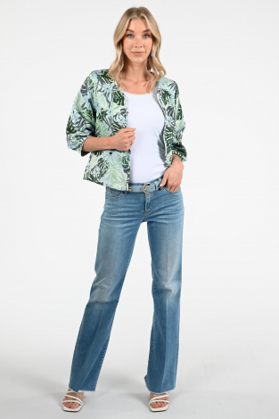 Cambio Paris flared Blauw