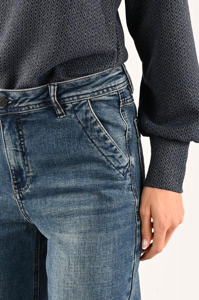 Geisha 41819-10 Jeans Blauw
