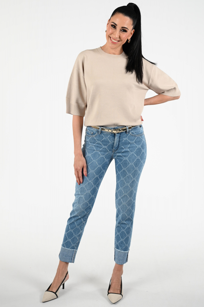 Marc Cain YP 82.32 D23 Jeans Blauw