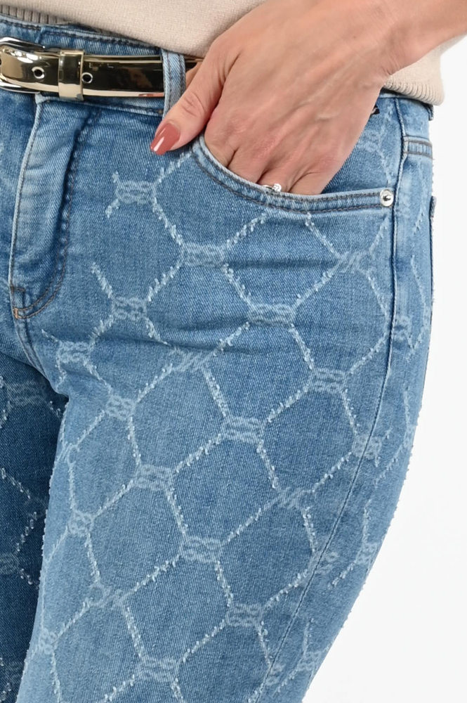 Marc Cain YP 82.32 D23 Jeans Blauw