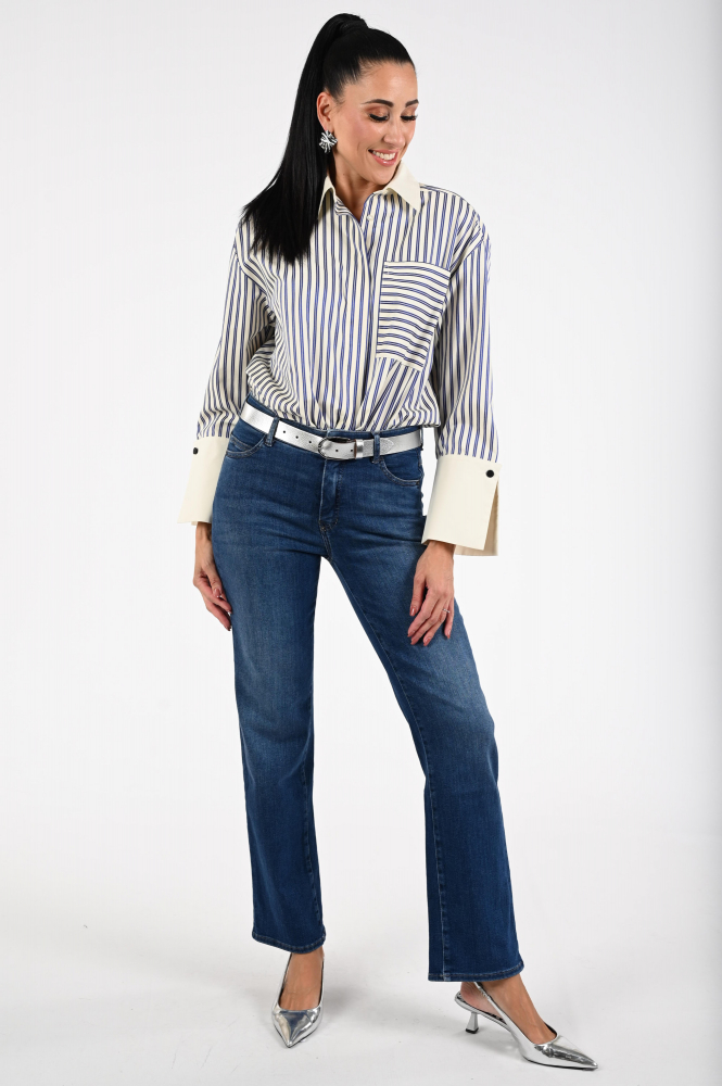 Rosner Audrey Straight_1 Jeans Blauw