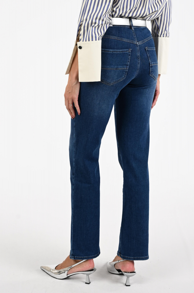 Rosner Audrey Straight_1 Jeans Blauw