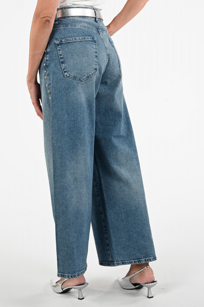 Mac Nevada rivet Jeans Blauw