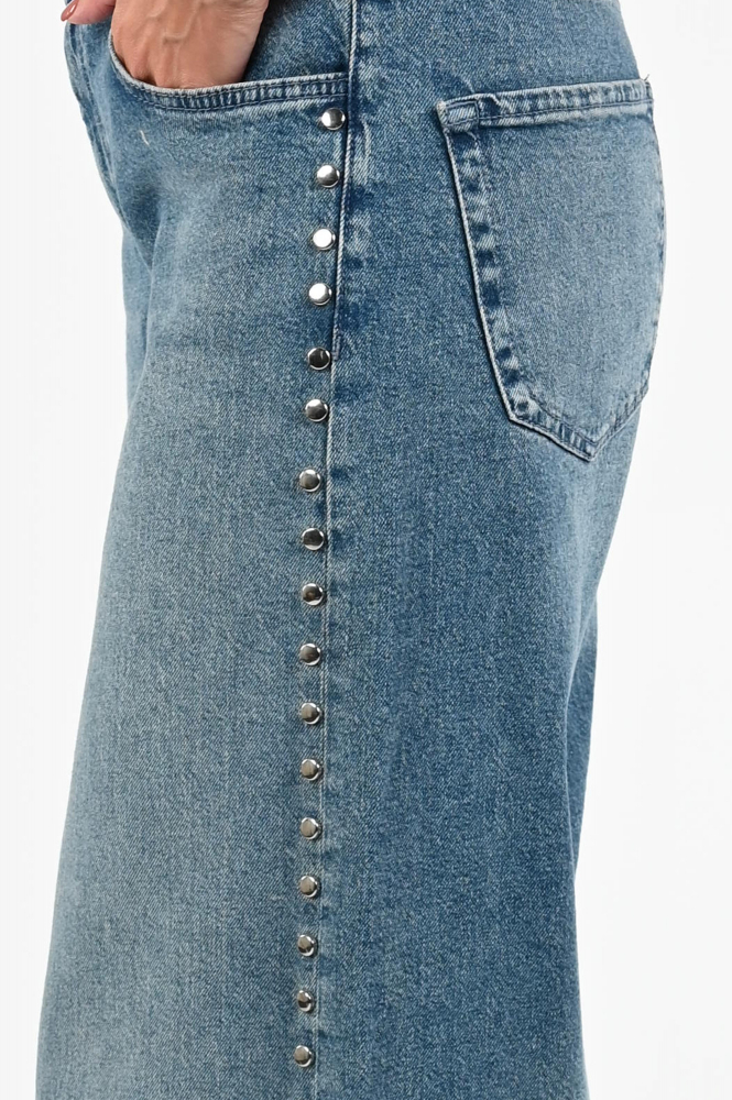 Mac Nevada rivet Jeans Blauw
