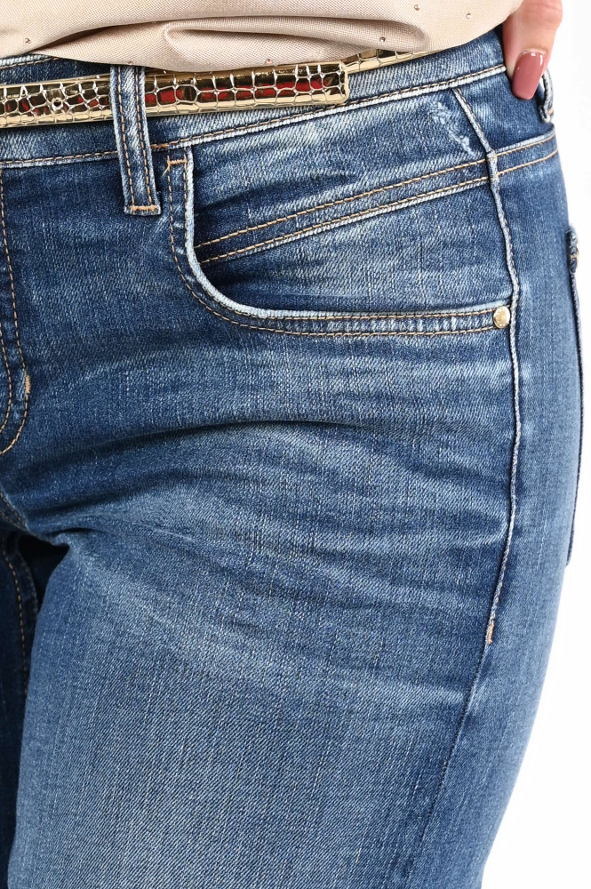Cambio Tess 9128008106 Jeans Blauw