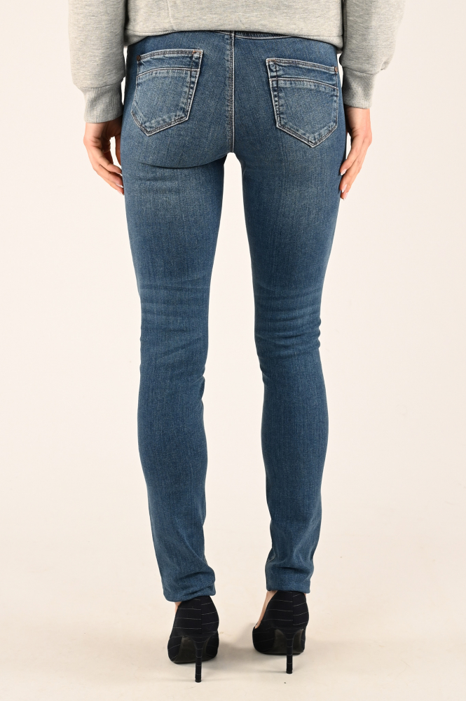 NickJean Kathy slim reg. Jeans Blauw