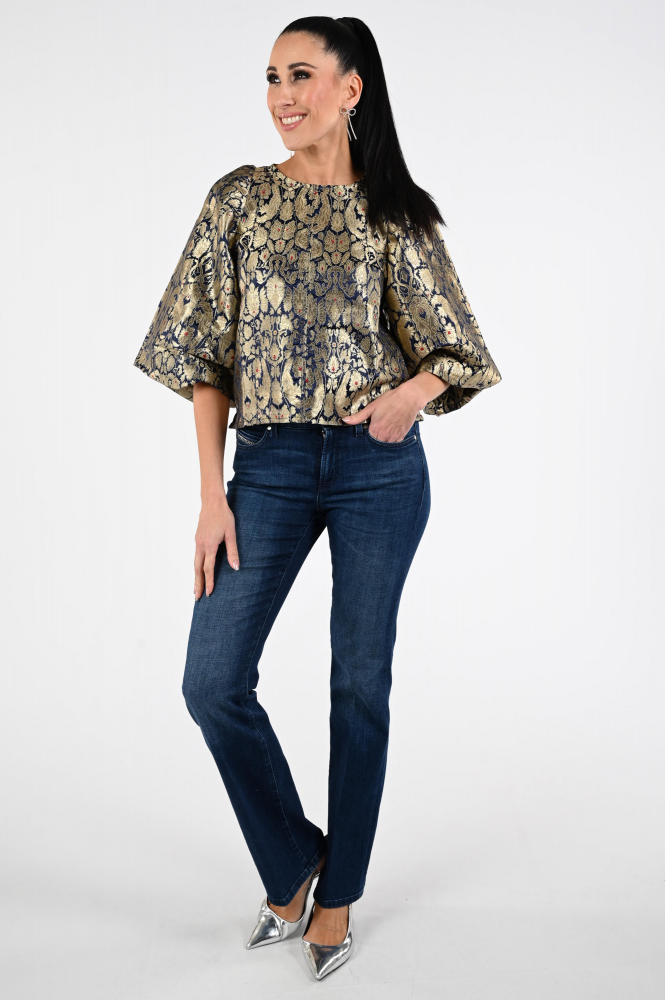 Cambio Paris flared 9151 Jeans Blauw