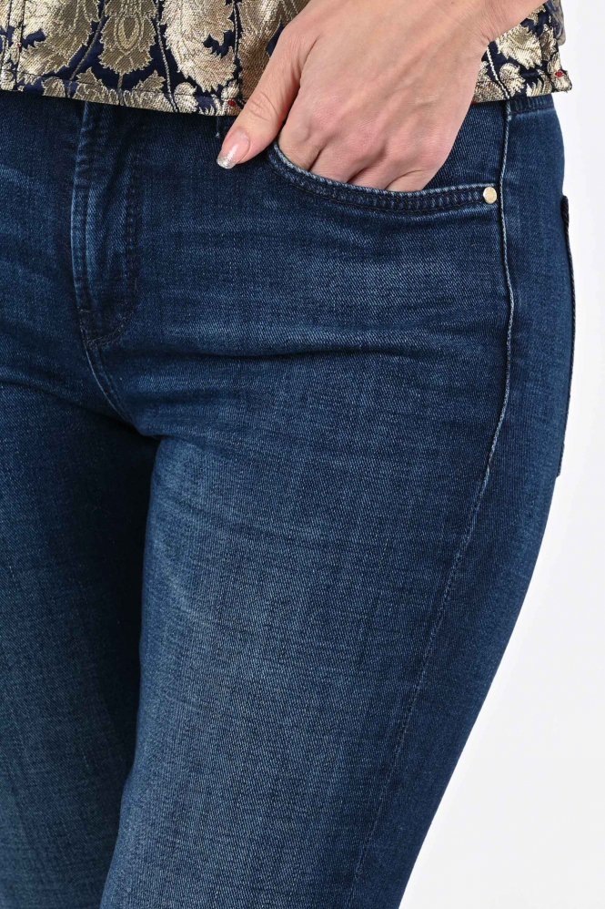 Cambio Paris flared 9151 Jeans Blauw