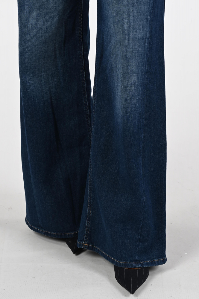 Cambio Palazzo 9150 Jeans Blauw
