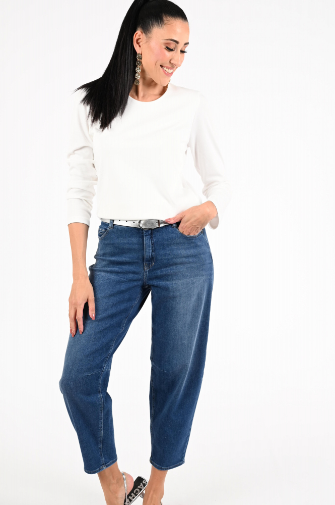Rosner Mara Tapered 375 Jeans Blauw