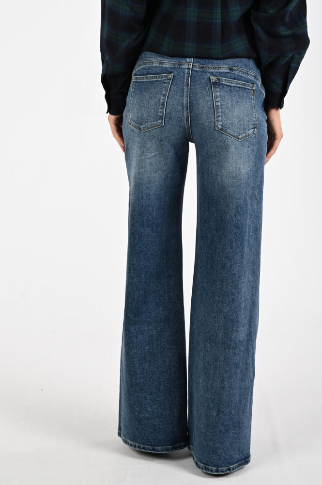 Florèz Ana Flared Jeans Blauw