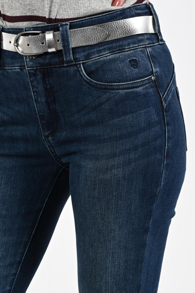 Florèz Bodine Flared Jeans Blauw