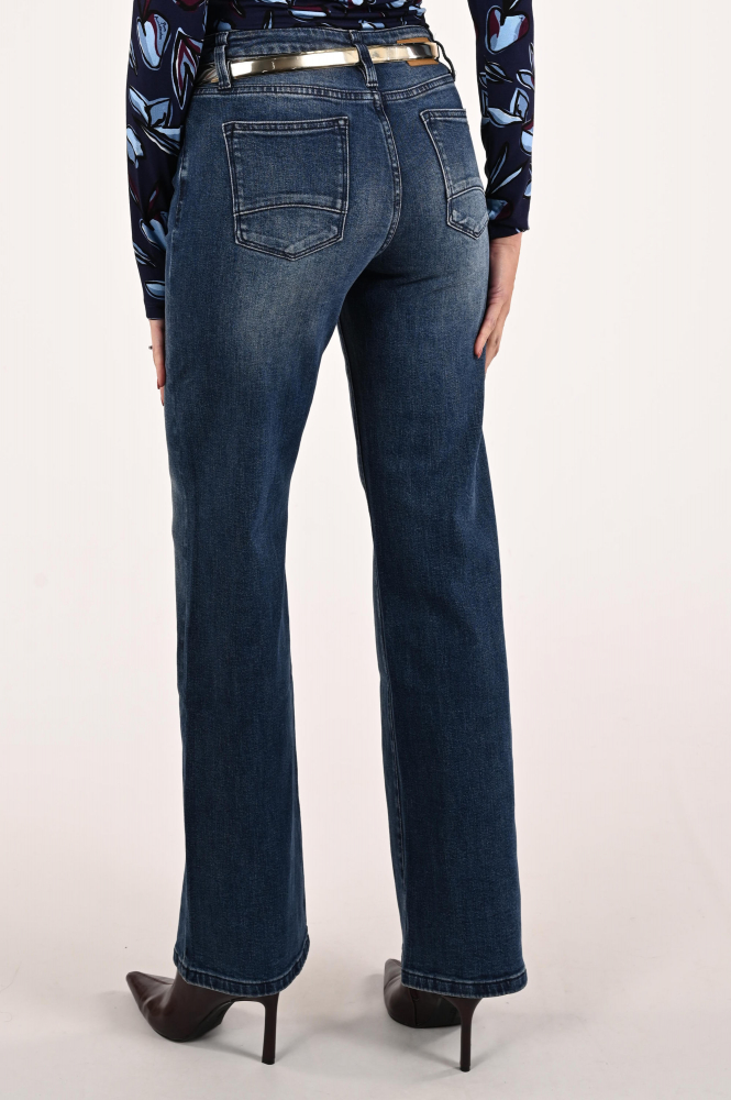 Floréz Sophie Straight Jeans Blauw