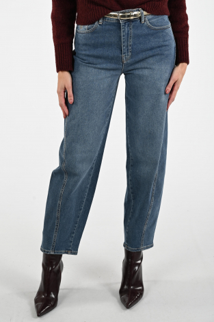 By-Bar begum denim pants Blauw