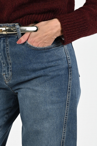 By-Bar begum denim pants Blauw
