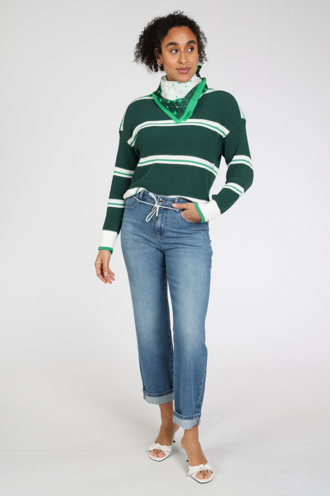 Marc Cain AS 82.19 D06 Jeans Blauw