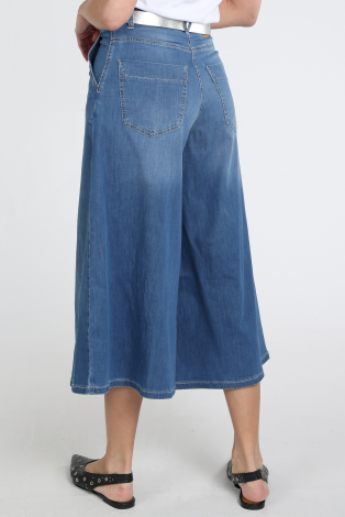 Mac Ella cropped Blauw