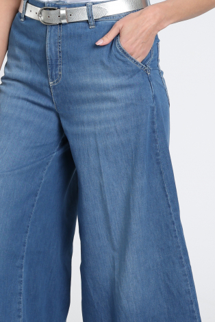 Mac Ella cropped Blauw