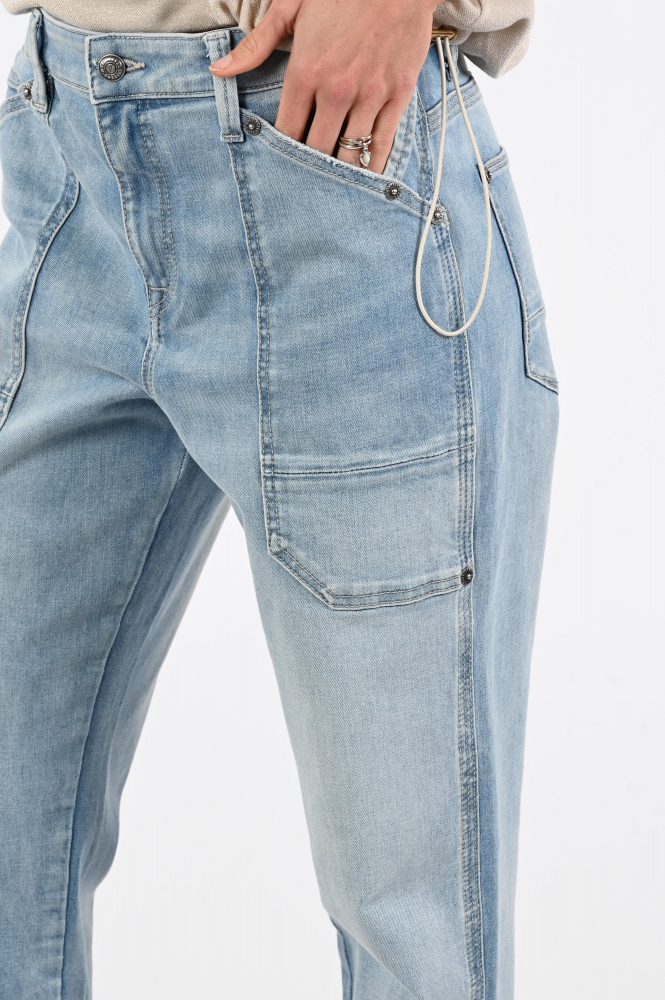 Mac Iowa baggy 0333L Jeans Blauw