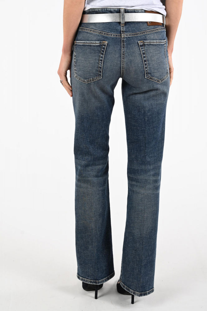 Cambio paris flared 9132 Jeans Blauw