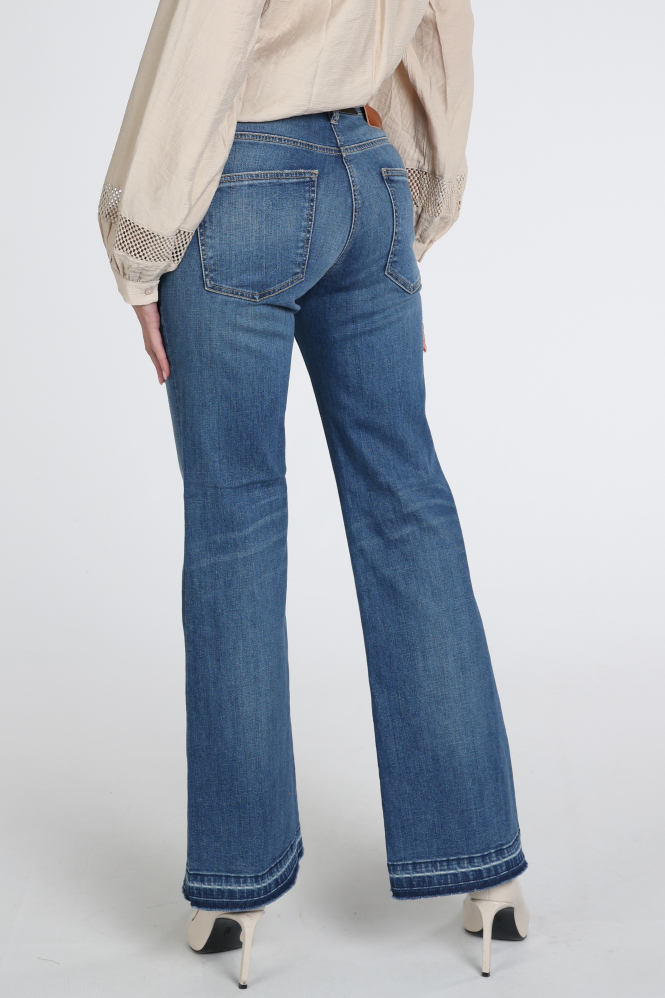 Cambio fabienne 9129 Jeans Blauw
