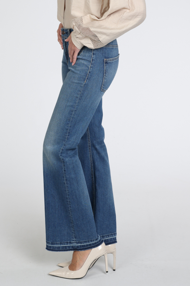 Cambio fabienne 9129 Jeans Blauw