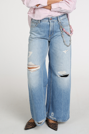 Cambio palazzo cropped Blauw