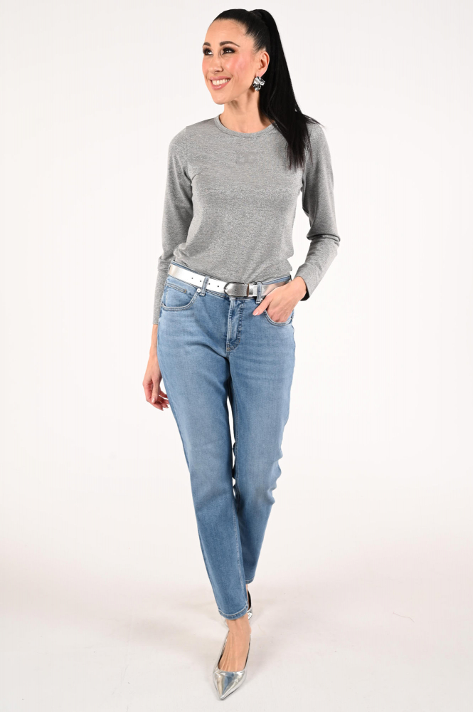 Cambio Paris Seam Jeans Blauw