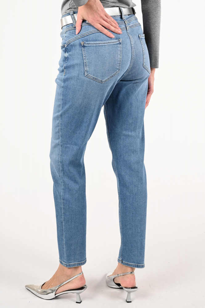 Cambio Paris Seam Jeans Blauw