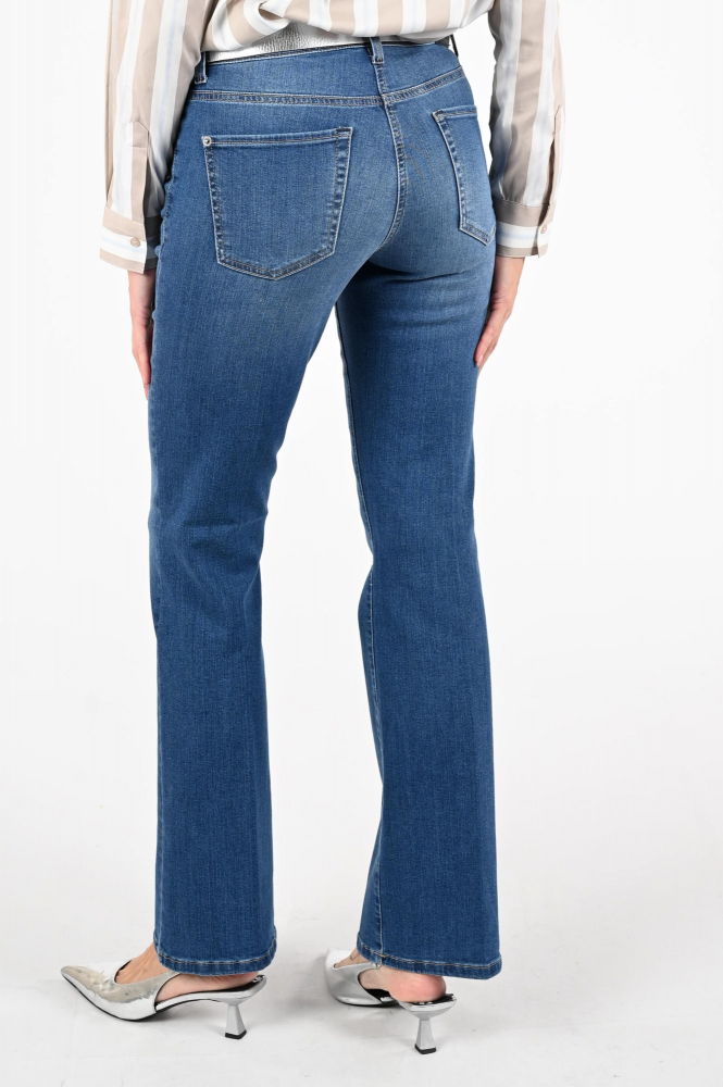 Cambio Paris Flared Jeans Blauw