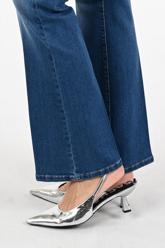 Cambio Paris Flared Jeans Blauw