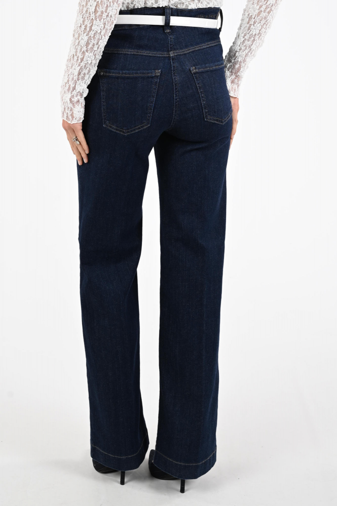 Mac Dream Wide Jeans Blauw