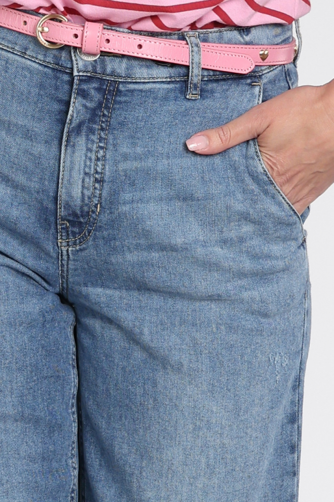 Rosner Audrey Wide Leg  Jeans Blauw