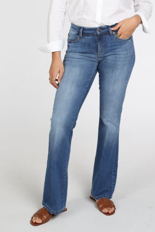 Cambio Paris flared Blauw