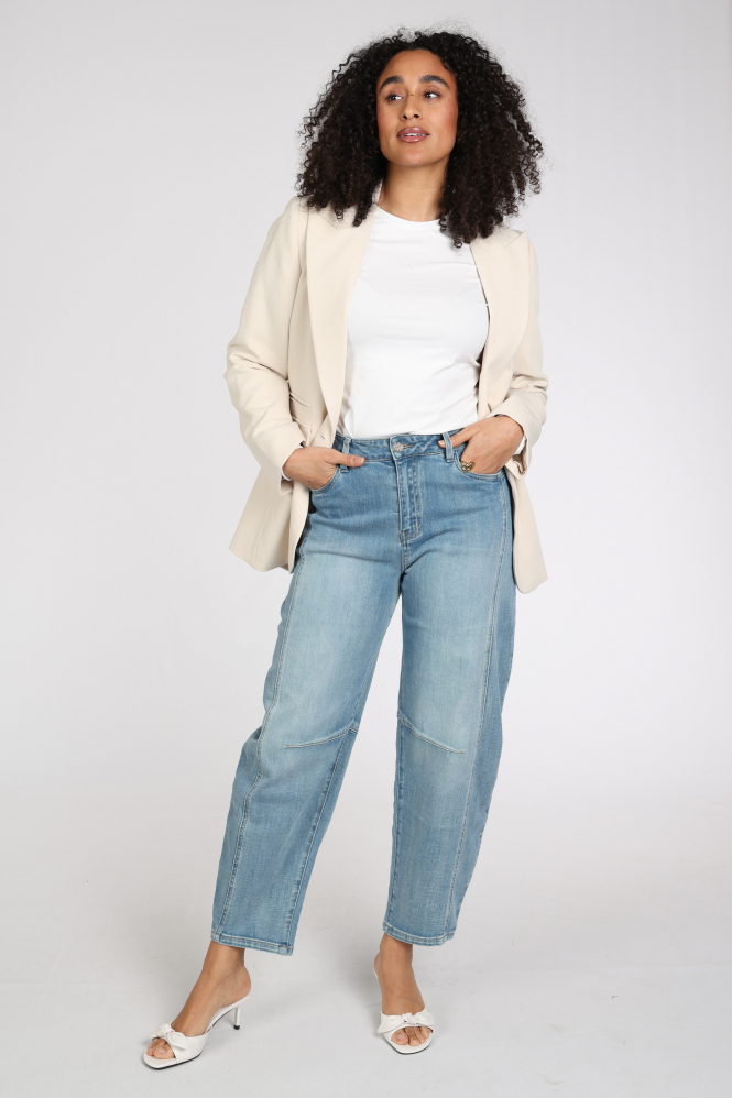 Florez simmy barrel Jeans Blauw