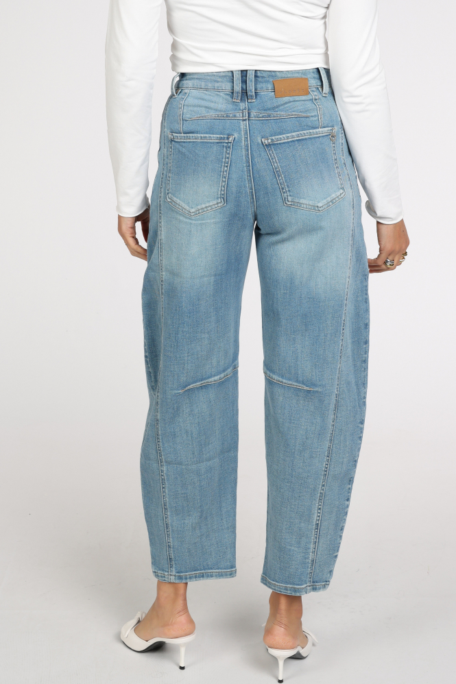 Florez simmy barrel Jeans Blauw