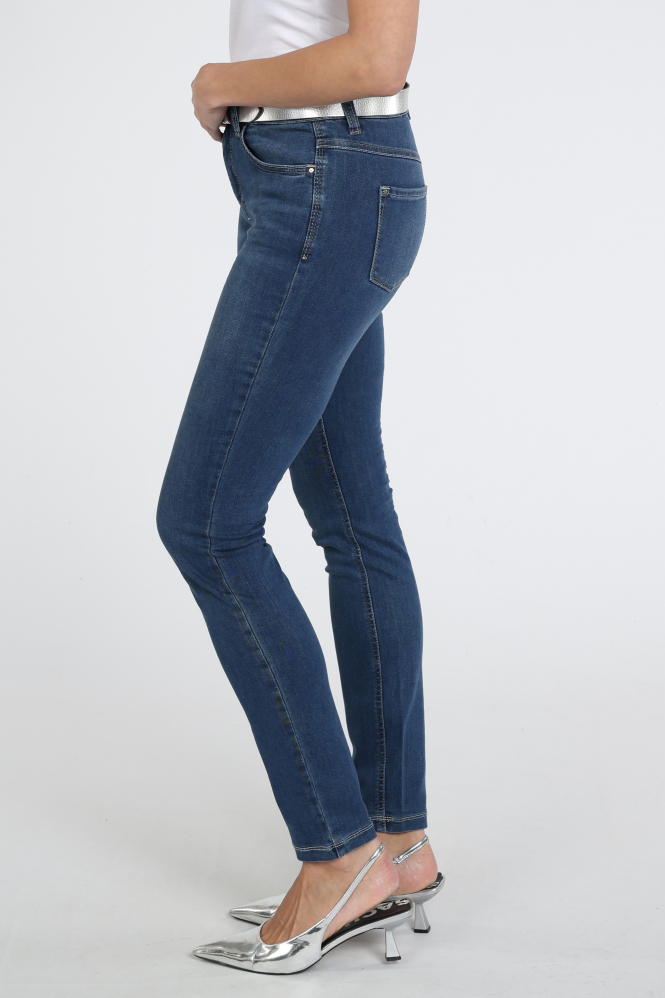Mac Dream Skinny Jeans Blauw