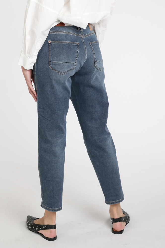 Mac Iowa Baggy Jeans Blauw