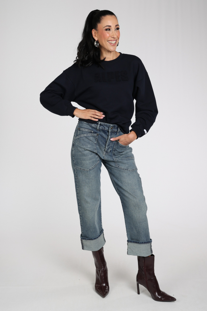 Mac Baggy 0361L Jeans Blauw
